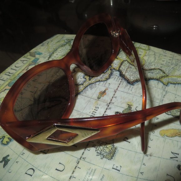 Valentino Accessories Womens Valentino Italy V642 Tortoise Oversize